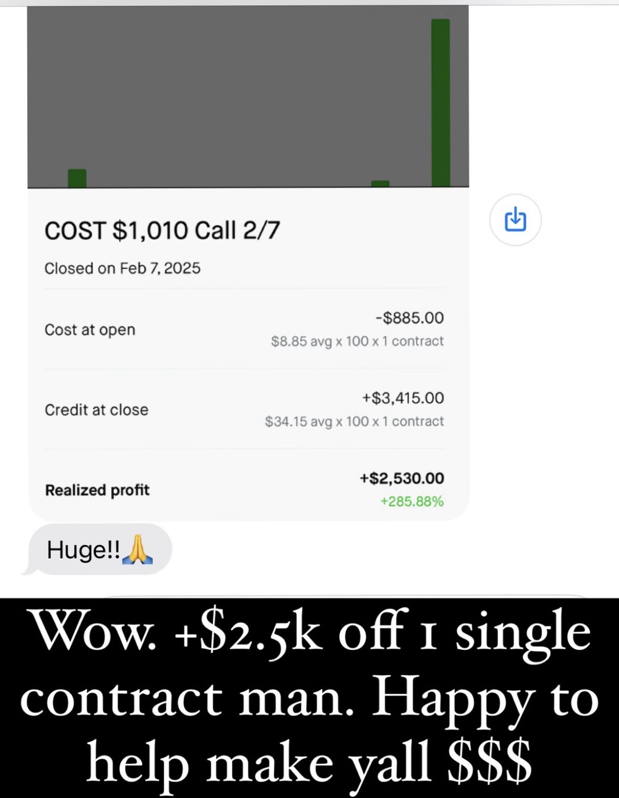 Community testimonial